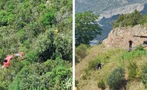 Sletio sa Škodom u provaliju, pogledajte izvlačenje